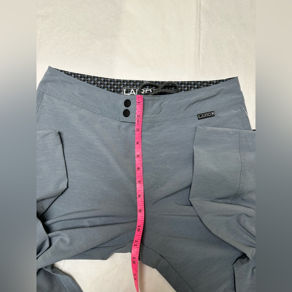 Nwt; LAIRD Apparel Pants Mens Blue Nylon Stretch Athletic Limited Edition - Picture 6 of 13